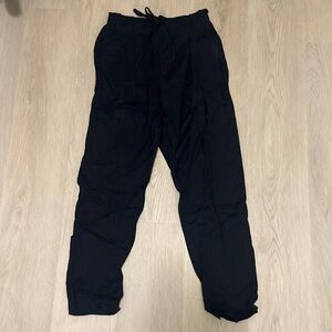 SHEIN Black Casual Linen Pants